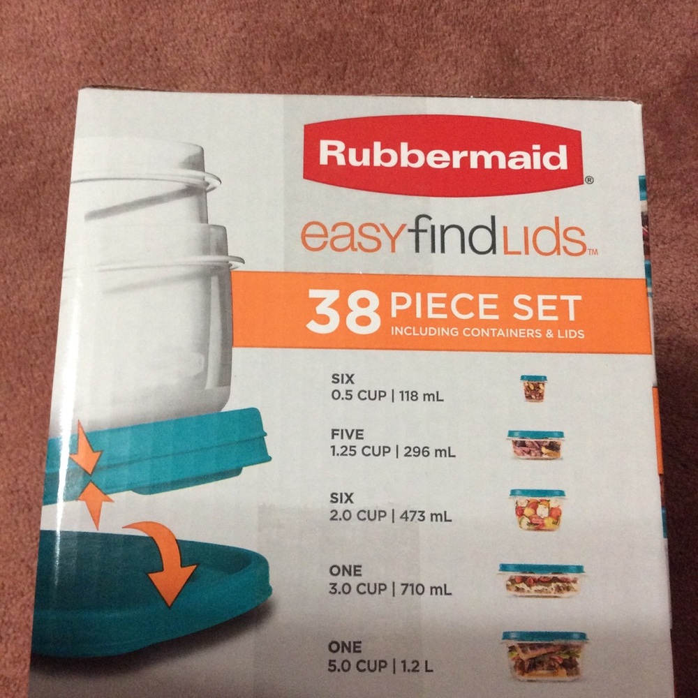 Rubber maid easy find lids - Picture 2 of 6